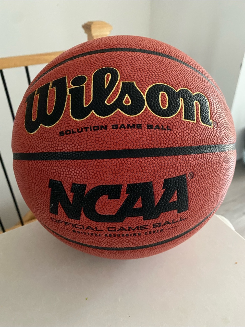 Wilson Orange and Black NCAA Game Basketball